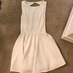 White backless dress from Lulus
